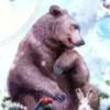Заяц, косач, медведь и дед мороз