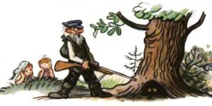 Сказка Владимира Сутеева «Страшный зверь»