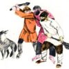 Басня Льва Толстого «Волк и охотники»
