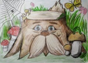 "Сказка про старый пень" Наталья Абрамцева
